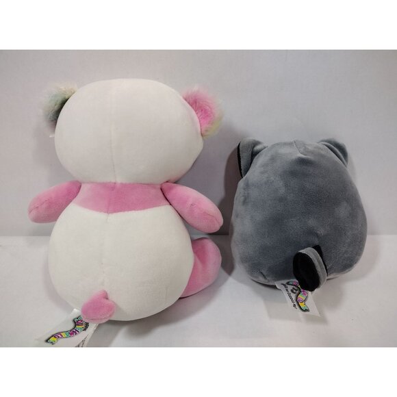 Squishmallows lot of 4 Kaldette Pink Panda Randy Max Raccoon Francis Lion Plush - Picture 3 of 14